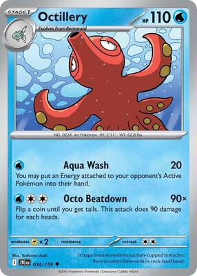 Octillery card from SV09: Journey Together