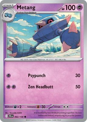 Metang card from SV09: Journey Together