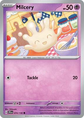 Milcery card from SV09: Journey Together