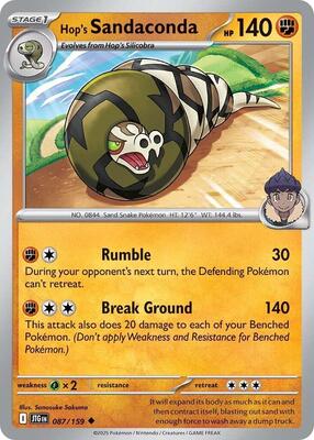Hop's Sandaconda card from SV09: Journey Together