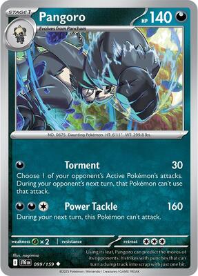 Pangoro card from SV09: Journey Together
