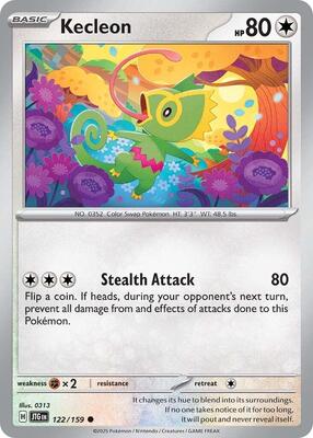 Kecleon card from SV09: Journey Together