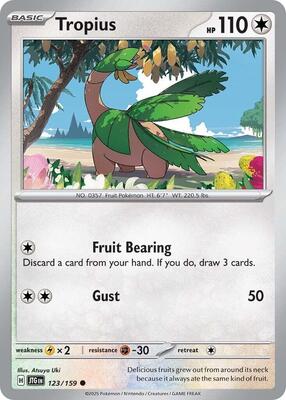 Tropius card from SV09: Journey Together