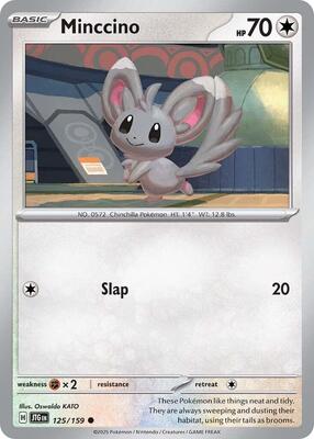 Minccino card from SV09: Journey Together