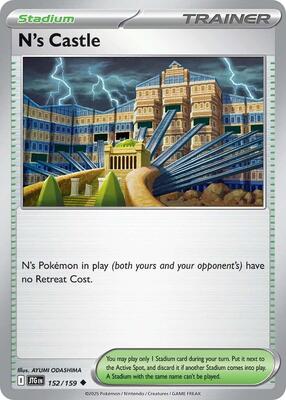 N's Castle card from SV09: Journey Together