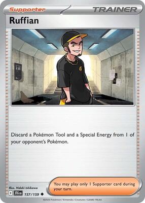 Ruffian - 157/159 card from SV09: Journey Together