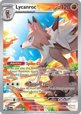 Lycanroc - 166/159 card from SV09: Journey Together