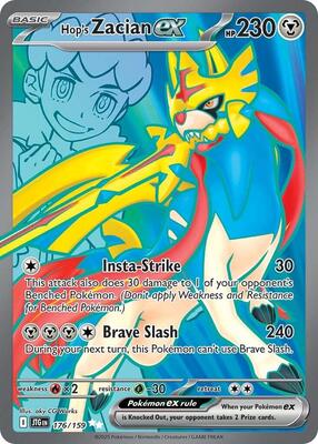 Hop's Zacian ex - 176/159 card from SV09: Journey Together
