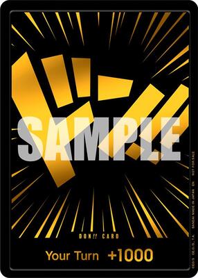 DON!! Card (Black and Gold) card from One Piece Promotion Cards