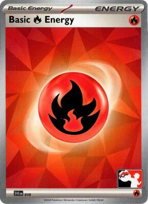 Basic Fire Energy - 010 card from Prize Pack Series Cards