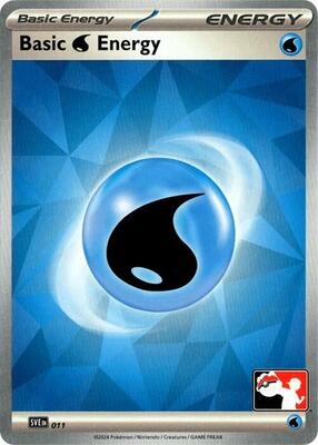Basic Water Energy - 011 card from Prize Pack Series Cards