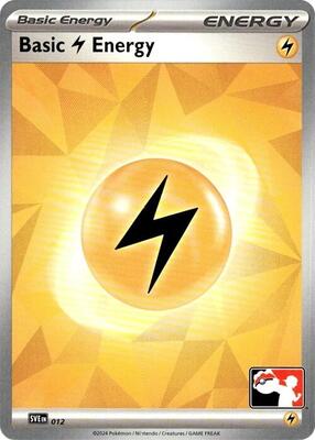 Basic Lightning Energy - 012 card from Prize Pack Series Cards