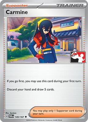 Carmine - 145/167 card from Prize Pack Series Cards