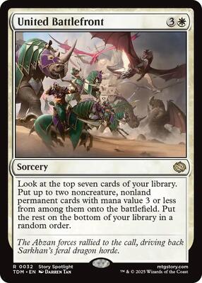 United Battlefront card from Tarkir: Dragonstorm