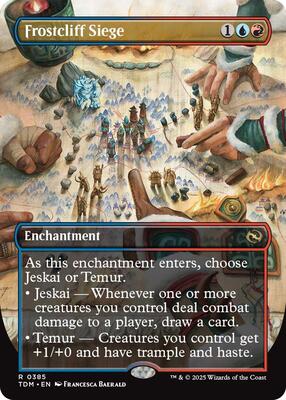 Frostcliff Siege (Borderless) card from Tarkir: Dragonstorm