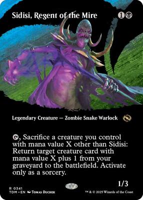 Sidisi, Regent of the Mire (Borderless) card from Tarkir: Dragonstorm