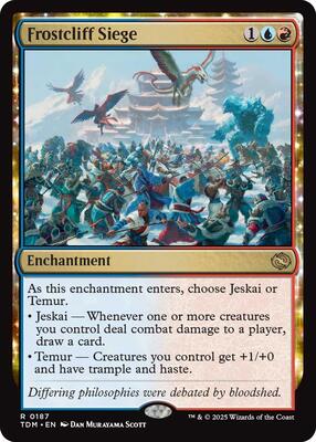 Frostcliff Siege card from Tarkir: Dragonstorm