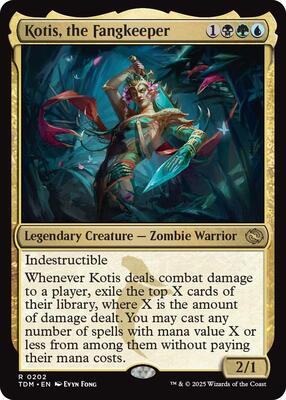 Kotis, the Fangkeeper card from Tarkir: Dragonstorm