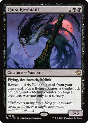 Qarsi Revenant card from Tarkir: Dragonstorm