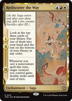 Rediscover the Way card from Tarkir: Dragonstorm