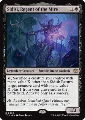 Sidisi, Regent of the Mire card from Tarkir: Dragonstorm