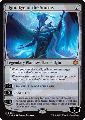 Ugin, Eye of the Storms card from Tarkir: Dragonstorm