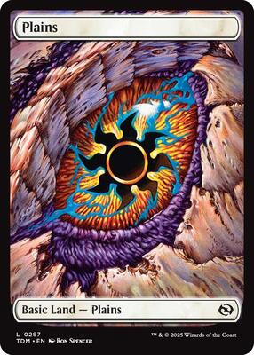 Plains (0287) card from Tarkir: Dragonstorm