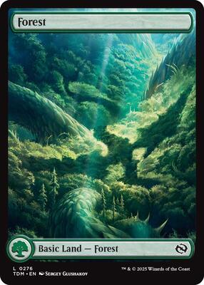 Forest (0276) card from Tarkir: Dragonstorm