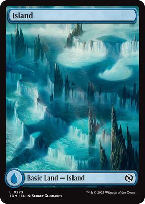 Island (0273) card from Tarkir: Dragonstorm