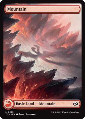 Mountain (0275) card from Tarkir: Dragonstorm