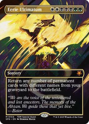 Eerie Ultimatum (Borderless) card from Special Guests