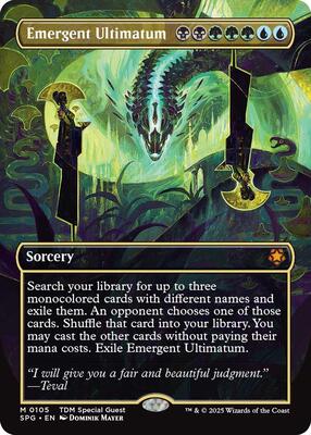 Emergent Ultimatum (Borderless) card from Special Guests