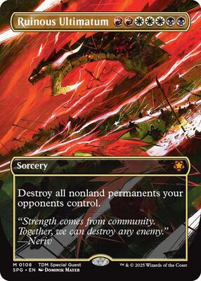 Ruinous Ultimatum (Borderless) card from Special Guests