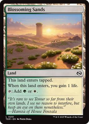 Blossoming Sands card from Tarkir: Dragonstorm