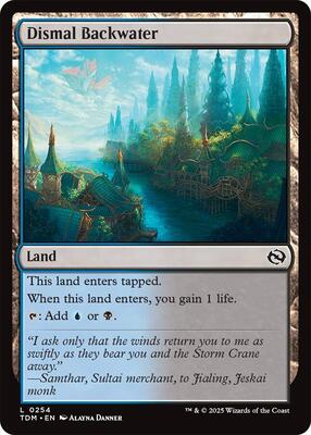 Dismal Backwater card from Tarkir: Dragonstorm