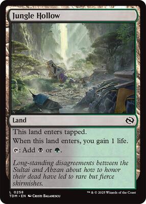 Jungle Hollow card from Tarkir: Dragonstorm