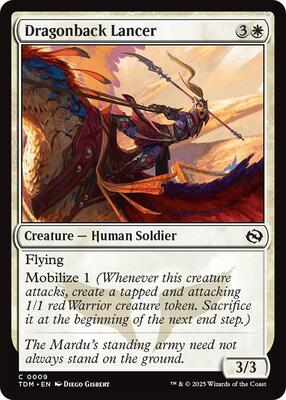Dragonback Lancer card from Tarkir: Dragonstorm