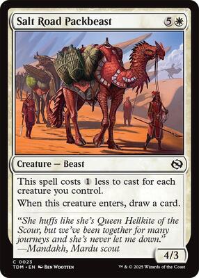 Salt Road Packbeast card from Tarkir: Dragonstorm