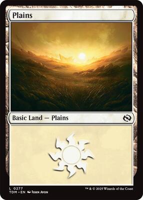 Plains (0277) card from Tarkir: Dragonstorm