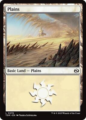 Plains (0278) card from Tarkir: Dragonstorm