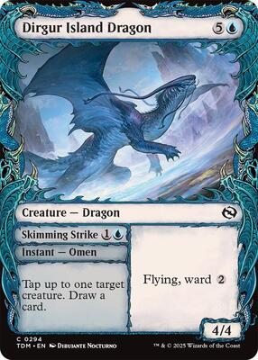 Dirgur Island Dragon (Showcase) card from Tarkir: Dragonstorm