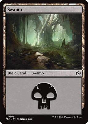 Swamp (0282) card from Tarkir: Dragonstorm