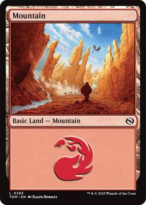 Mountain (0283) card from Tarkir: Dragonstorm