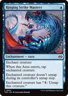 Ringing Strike Mastery card from Tarkir: Dragonstorm