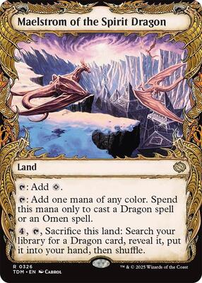 Maelstrom of the Spirit Dragon (Showcase) card from Tarkir: Dragonstorm