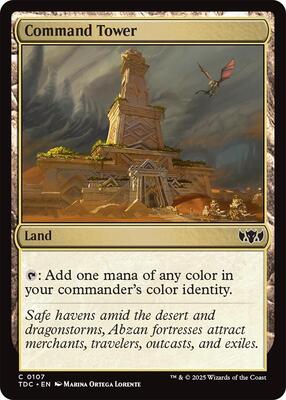 Command Tower card from Commander: Tarkir: Dragonstorm