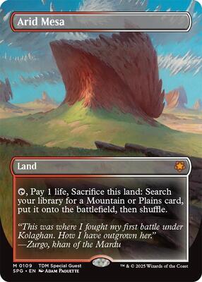Arid Mesa (Borderless) card from Special Guests