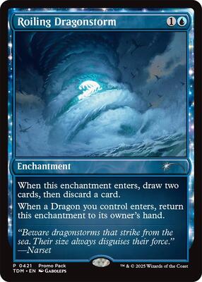 Roiling Dragonstorm card from Promo Pack: Tarkir: Dragonstorm