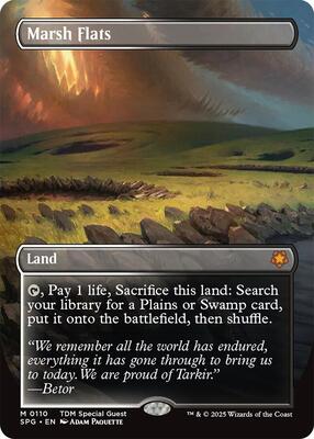 Marsh Flats (Borderless) card from Special Guests