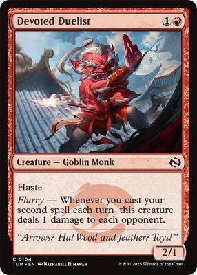 Devoted Duelist card from Tarkir: Dragonstorm